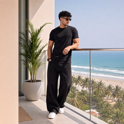T-shirt premium anti-taches pour homme
