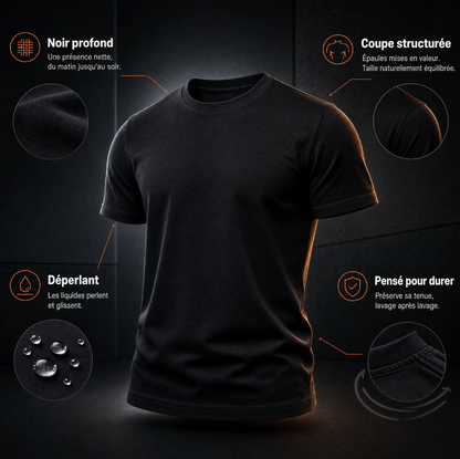 T-shirt premium anti-taches pour homme