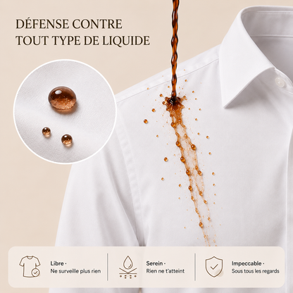 Chemise premium anti-taches